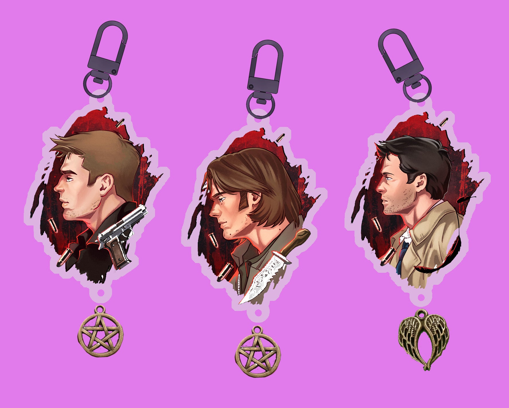 Supernatural - keychains