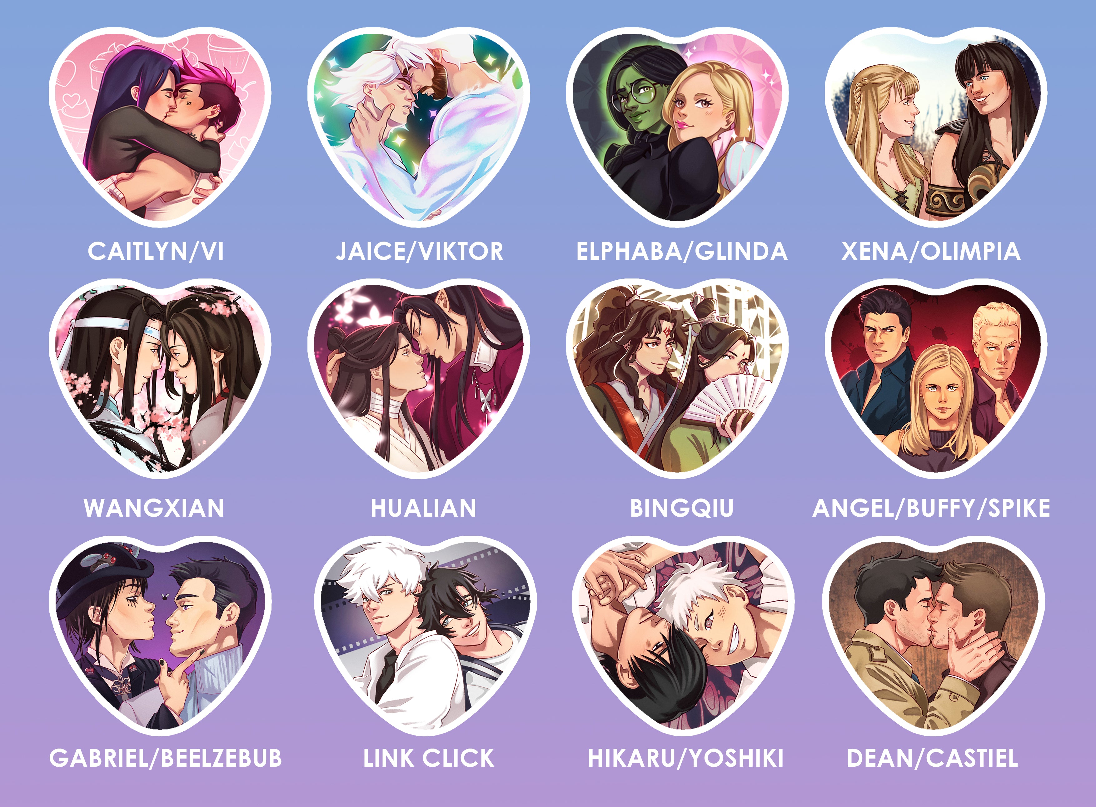 Heart mousepad