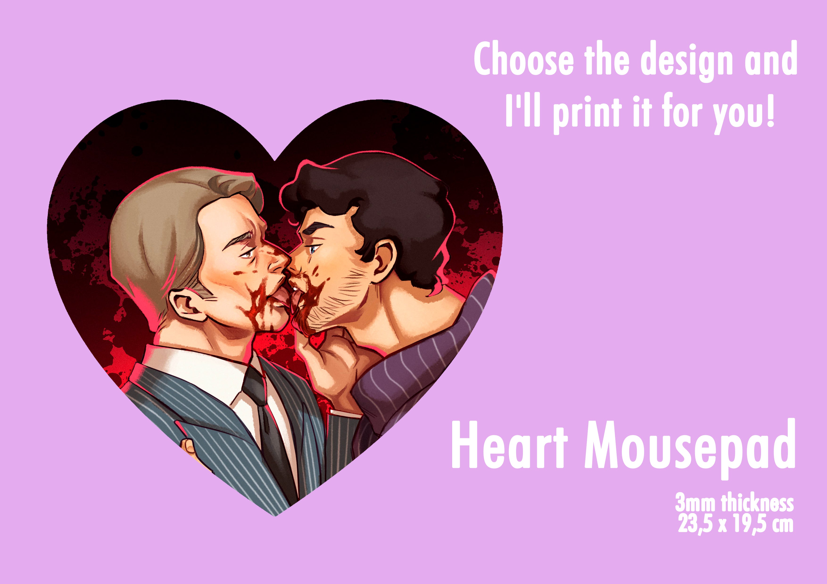 Heart mousepad